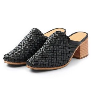 New Nisolo Black All Day Mule leather size
